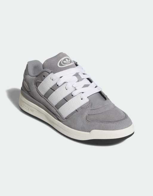 Zapatillas de deporte grises y blanco nube Forum2000 de adidas Originals