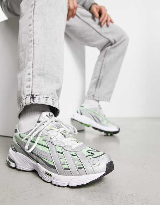 Zapatillas de deporte grises y neón Orketro de adidas Originals