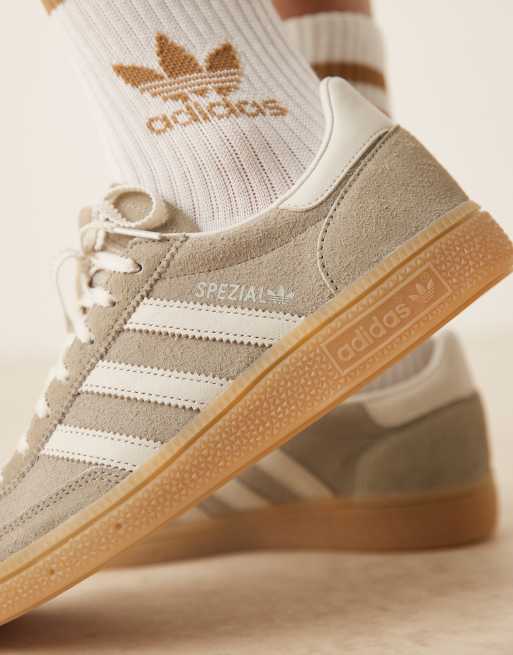 Zapatillas de deporte grises y plateadas Handball Spezial de