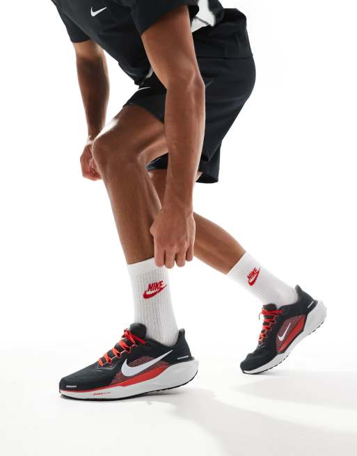 Zapatillas de deporte grises y rojas Air Zoom Pegasus 41 de Nike