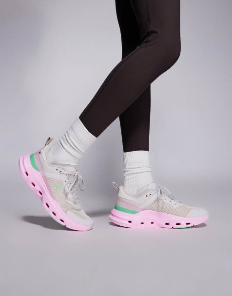 Zapatillas de deporte grises y rosas de entrenamiento Cloudpulse Next de ON - view 1