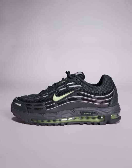 Zapatillas de deporte grises y verde voltio Air Max TL 2.5 de Nike, 2 de 5