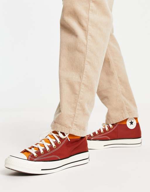 Zapatillas de deporte hi-top naranja tosco Chuck Taylor All Star de Converse, 3 de 4