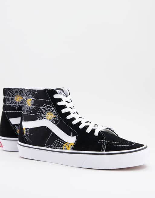 Zapatillas de deporte hi top negras con dise o de telara as SK8 Hi de Vans
