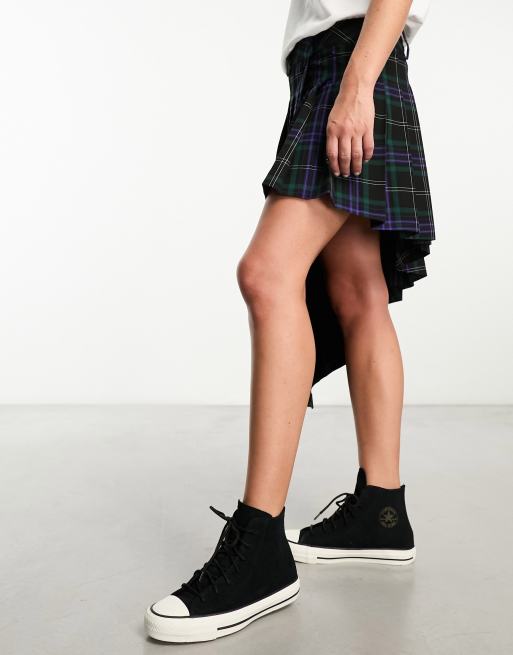 Zapatillas de deporte hi top negras de ante Chuck Taylor All Star Hi de Converse ASOS