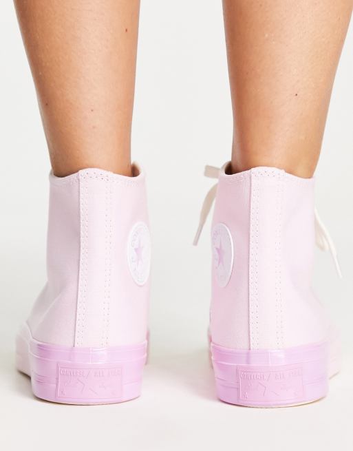 Zapatillas de deporte hi-top rosa degradado Gradient Heat Chuck Taylor 70 Hi de Converse, 4 de 4