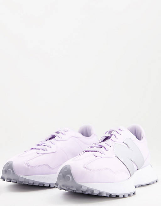 Mujer Zapatos | Zapatillas de deporte lilas y plateado metalizado 327 de New Balance - QR52308