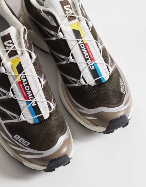 Zapatillas de deporte marrón tierra y nuez XT-6 de Salomon, 2 de 5