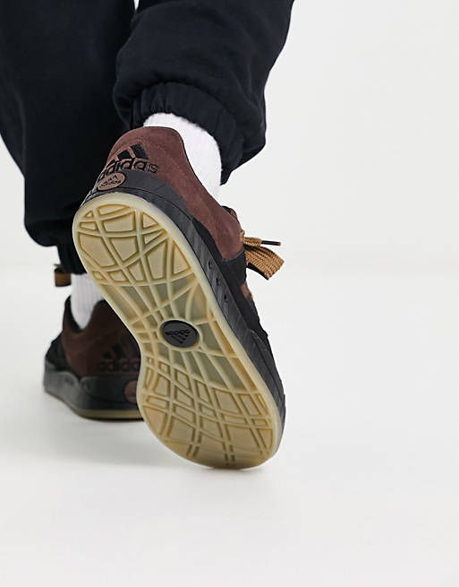 Zapatillas de marrones con suela de goma Adimatic de adidas | ASOS