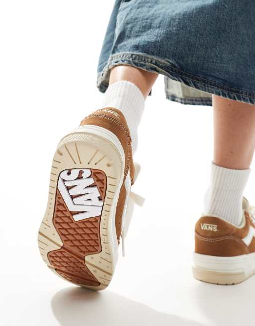 Zapatillas de deporte marrones con suela gruesa de ante Hylane de Vans, 3 de 5