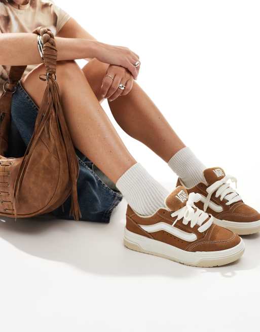 Zapatillas de deporte marrones con suela gruesa de ante Hylane de Vans, 5 de 5