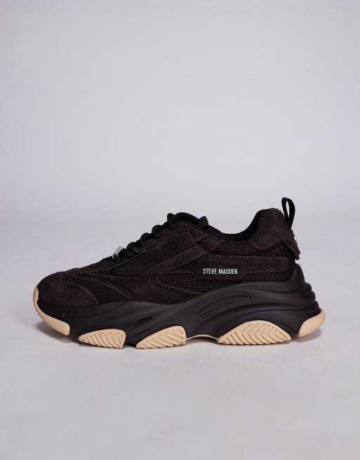 Zapatillas de deporte marrones con suela gruesa Posess-H de Steve Madden, 2 de 5