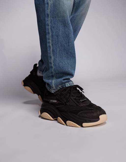 Zapatillas de deporte marrones con suela gruesa Posess-H de Steve Madden, 5 de 5