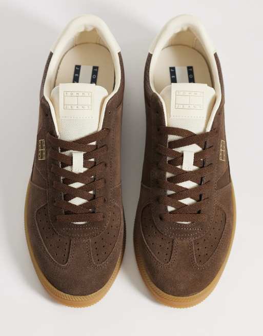 Zapatillas de deporte marrones de ante Greenwich de Tommy Jeans, 2 de 5