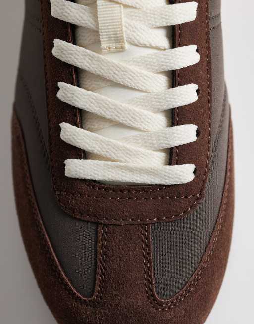 Zapatillas de deporte marrones de antelina y nailon de Jack & Jones, 2 de 5