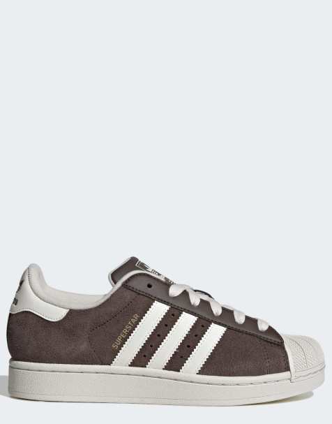 Zapatillas de deporte marrones y blanco hueso Superstar II de adidas Originals - view 1