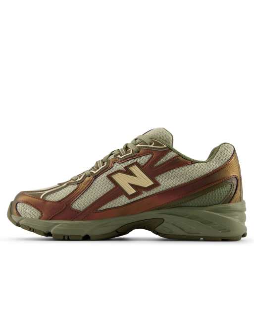 Zapatillas de deporte marrones y caquis 740 de New Balance, 4 de 4