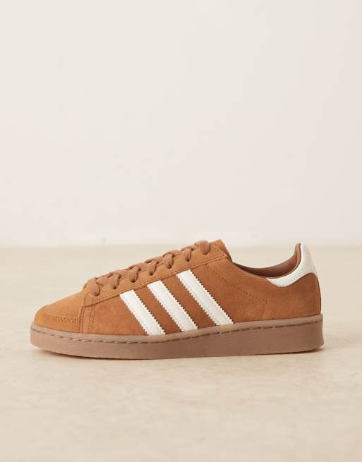 Zapatillas de deporte marrones y color crema Jabbar de adidas Originals, 2 de 5