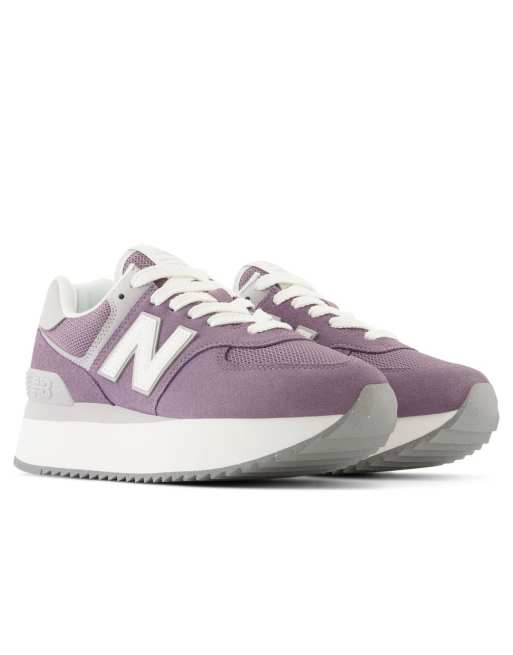 Zapatillas de deporte moradas 574 de New Balance ASOS