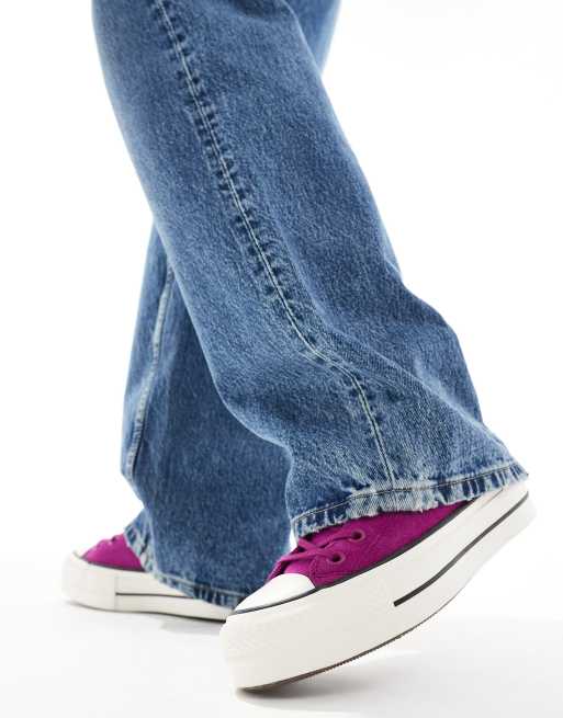 	Zapatillas de deporte moradas Chuck Taylor All Star Hi Lift de Converse, 3 de 5
