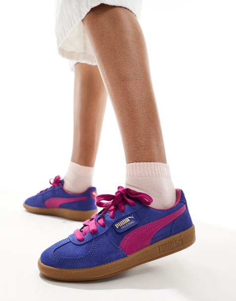 Zapatillas de deporte moradas Palermo de PUMA - view 1
