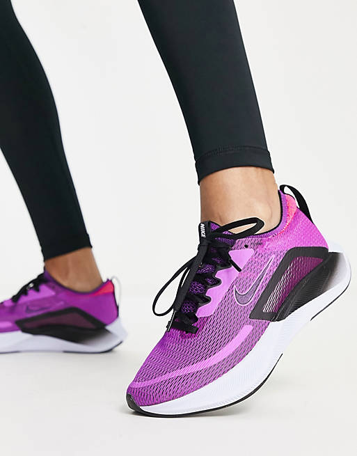 Cabaña hilo Decir Zapatillas de deporte moradas Zoom Fly 4 de Nike Running | ASOS