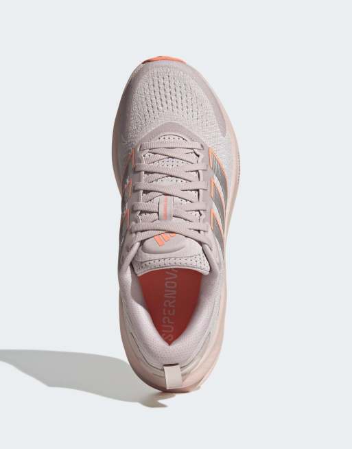 Zapatillas de deporte morado hielo y naranjas para correr Supernova Ease 2 W de adidas Performance, 2 de 4