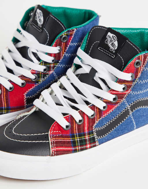 Zapatos vans a cuadros kandinsky online
