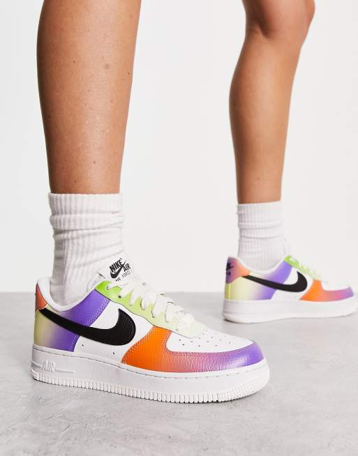 Zapatillas de deporte multicolores Air Force 1 '07 de Nike 