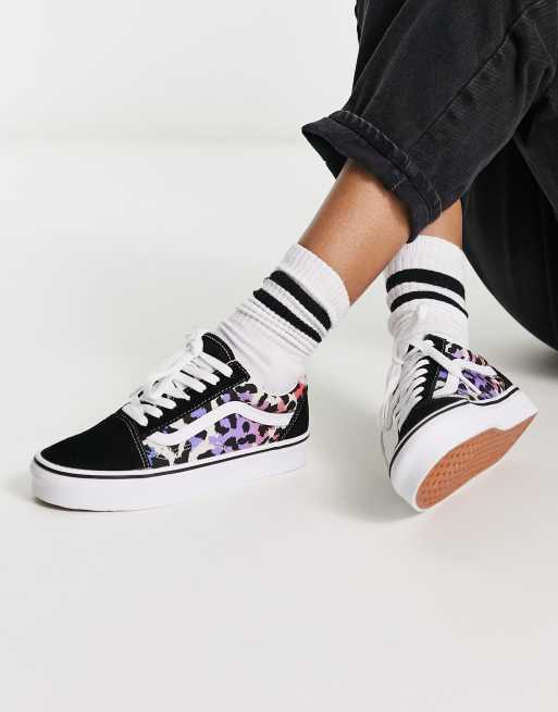 Zapatillas vans mujer leopardo top