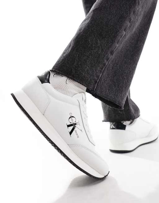 Zapatillas de deporte multicolores de caña baja con cordones de Calvin Klein Jeans
