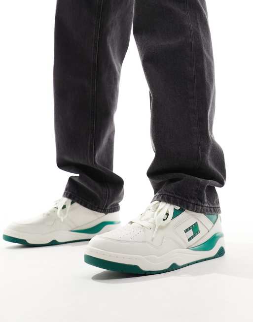 Zapatillas de deporte multicolores de cuero de Tommy Jeans