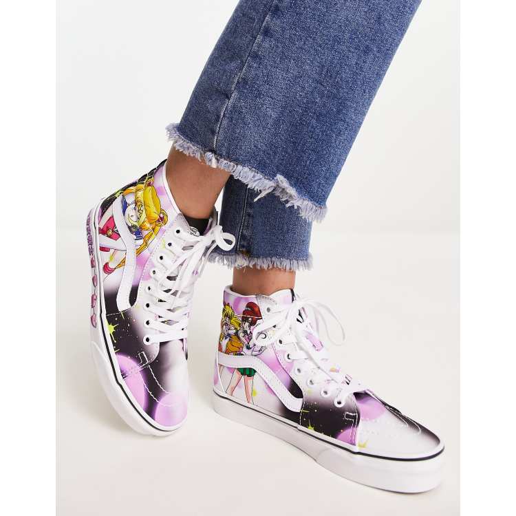Zapatillas de deporte multicolores estampadas SK8 Hi de Vans x