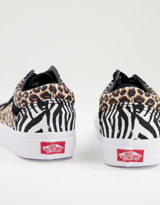 Zapatillas vans animal discount print