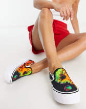 Vans clearance cuadros amarillas