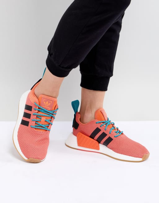 Ser Llevar Agotamiento Zapatillas de deporte naranjas NMD R2 de adidas Originals | ASOS