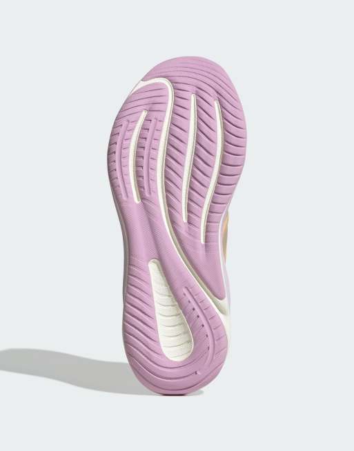 Zapatillas de deporte naranjas y lilas para correr Supernova Ease 2 W de adidas Performance, 3 de 5