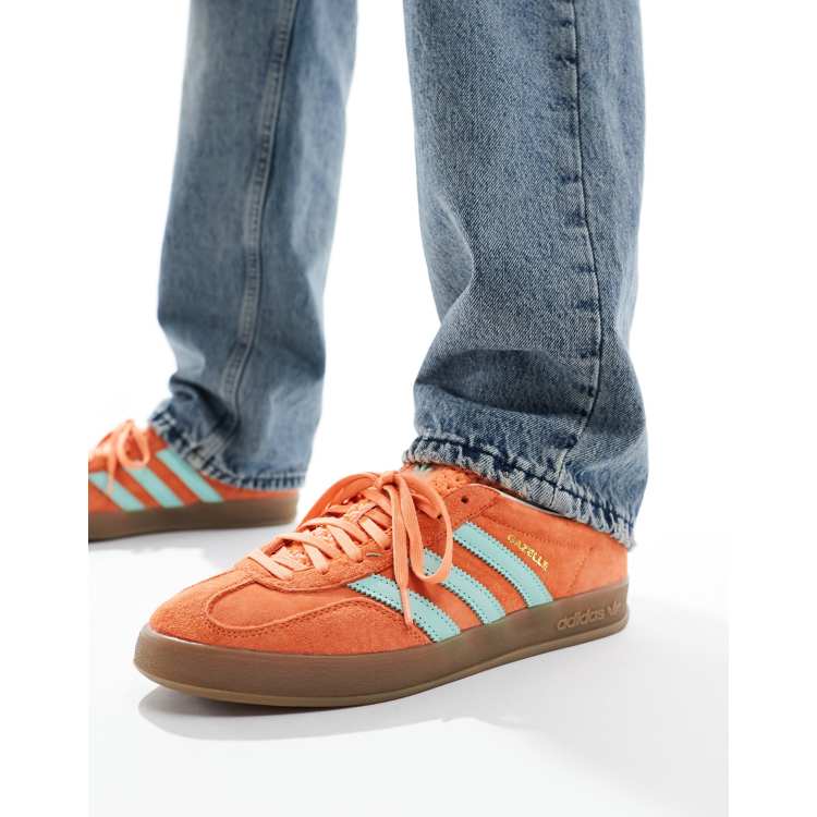 adidas gazelle silver green womens adidas Gazelle Bold Naranjas y Moradas Mujer JI2703