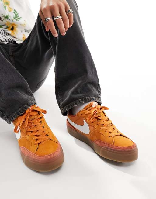 Zapatillas de deporte naranjas Zoom Pogo Plus de Nike SB