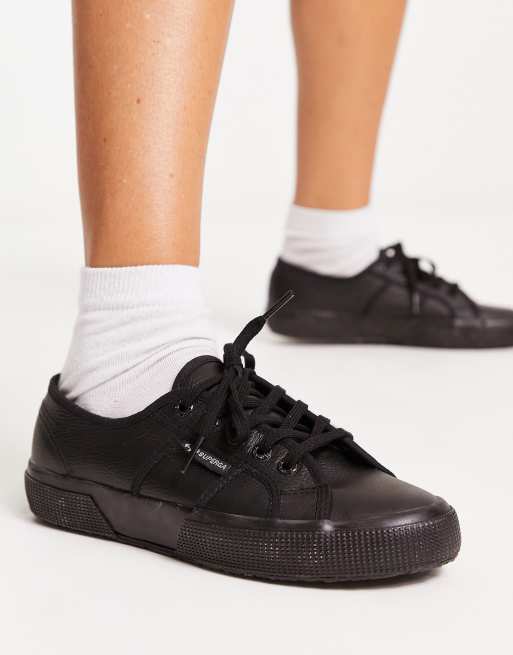 Superga store hombre negro