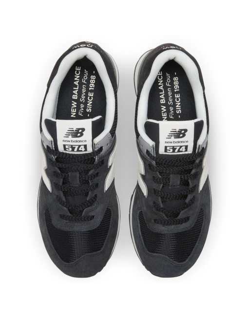 Zapatillas de deporte negras 574 de New Balance