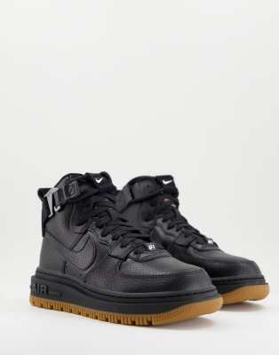 Zapatillas de deporte negras Air Force 1 Hi Utility de Nike