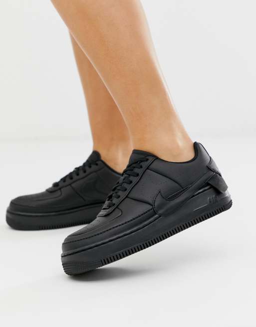 Napier champú Desacuerdo Zapatillas de deporte negras Air Force 1 Jester de Nike | ASOS