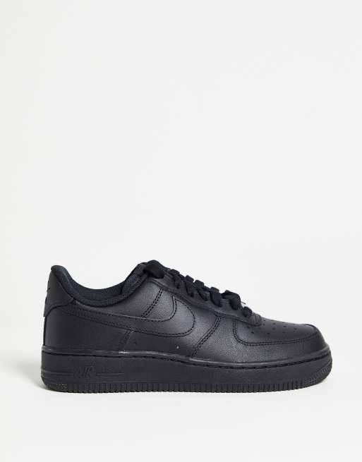 Morgue para castigar En realidad Zapatillas de deporte negras Air Force 1'07 de Nike | ASOS