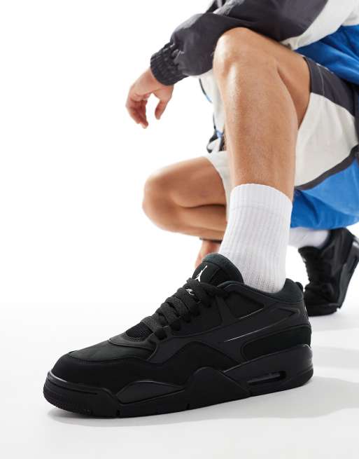 Zapatillas de deporte negras Air Jordan 4 RM de Jordan