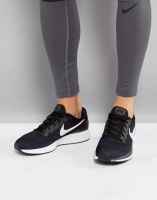 Zapatillas de deporte negras Air Zoom Pegasus 34 880555-001 de Nike Running  | ASOS