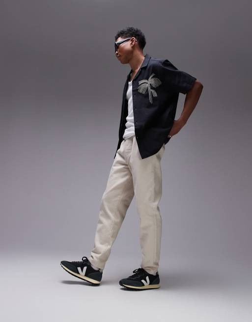 Zapatillas de deporte negras, blancas y grises de Alveomesh y ante