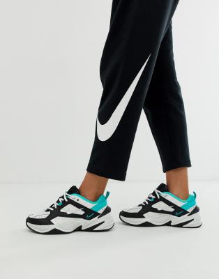 nike m2k tekno negras y blancas