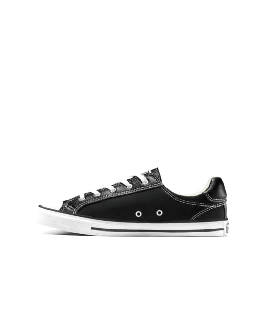 Zapatillas de deporte negras Chuck Taylor All Star Dainty Lucky de Converse , 2 de 4