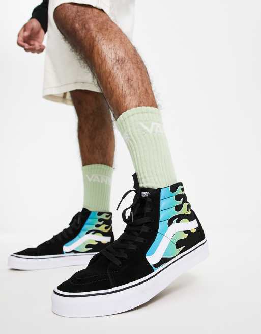 Vans en llamas shop
